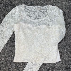 Abercrombie & Fitch lace long sleeve
